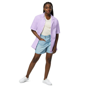 Purple Checkered Shirt - Moisture Wicking Summer - Dipaliz - Shirts - Xs