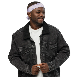 Purple Floral Vines All-over Print Bandana Uv50 - Dipaliz - Bandanas & Headties