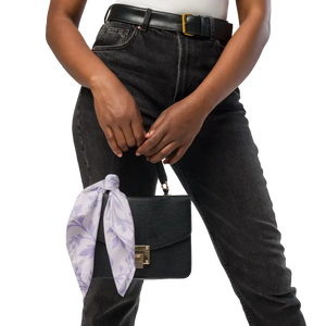 Purple Floral Vines Bandana - Uv50 All-over Print - Dipaliz - s - Bandanas & Headties