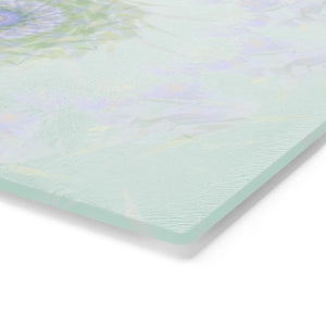 Purple Geometric Pattern Cutting Board – Glass - Dipaliz - Boards