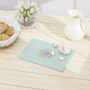Purple Geometric Pattern Cutting Board – Glass - Dipaliz - Boards