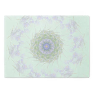 Purple Geometric Pattern Cutting Board – Glass - Dipaliz - Boards