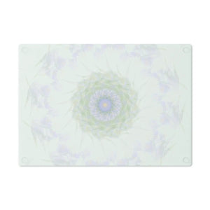 Purple Geometric Pattern Cutting Board – Glass - Dipaliz - Boards