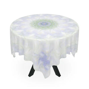 Purple Geometric Pattern Tablecloth - Royal Dining Style - Dipaliz - one Size / White - Tablecloths