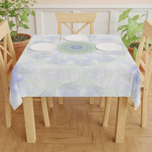 Purple Geometric Pattern Tablecloth – 55.1 Round - Dipaliz - Tablecloths
