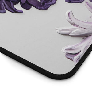 Purple Hyacinth Floral Desk Mat - Neoprene Mouse Pad - Dipaliz - Pads