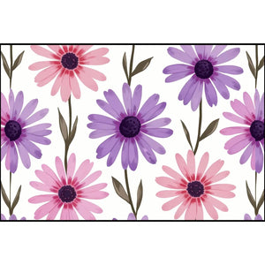 Pink Floral Fabric – Cotton Craft Textile - Dipaliz