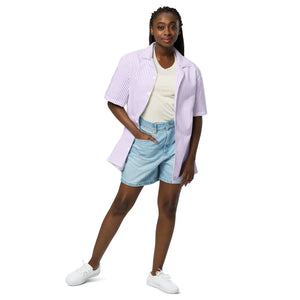 Purple Striped Moisture Wicking Shirt - Recycled Dipaliz - Shirts
