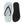 Teal Striped Flip Flops - Eva Sole Summer Shoes - Dipaliz - Slippers
