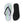 Teal Striped Flip Flops - Eva Sole Summer Shoes - Dipaliz - Slippers