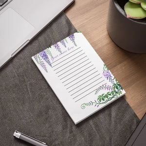 Purple Wisteria Sticky Notes - Premium Gsm Paper - Dipaliz - 4’’ x 6’’ / White