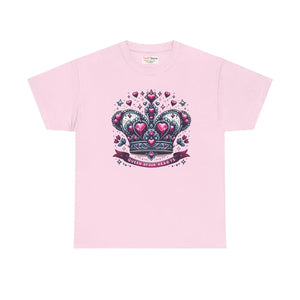 Queen of Hearts Heavy Cotton Tee Royal Crown - Dipaliz - T-shirts - s