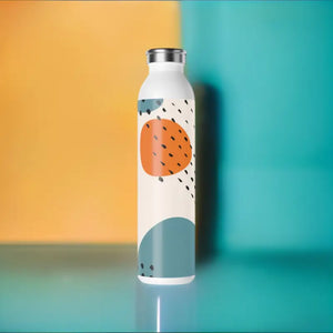 Slim Water Bottle - Artsy Fashion Statement - Dipaliz - 20oz / White - Bottles