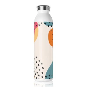 Slim Water Bottle - Artsy Fashion Statement - Dipaliz - 20oz / White - Bottles