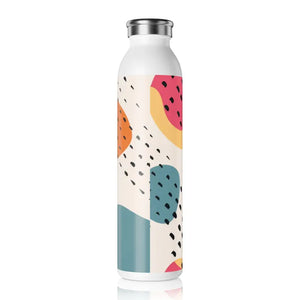 Slim Water Bottle - Artsy Fashion Statement - Dipaliz - 20oz / White - Bottles