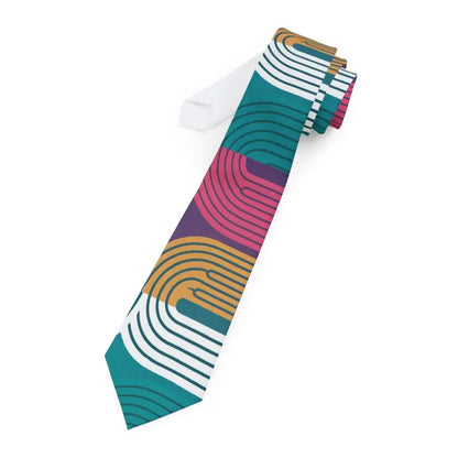 Quirky Polyester Ties: Office Chic Meets Party Trick Style - one Size Accessories