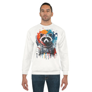 Cool Racoon Space Suit Sweatshirt - Fleece Aop - Dipaliz - Sweatshirts