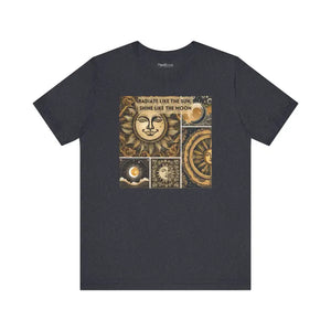 Unisex Jersey Short Sleeve Tee - Soft Cotton Comfort - Dipaliz - Heather Navy / s - T-shirts