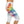 Rainbow Watercolor Tree Capri Leggings - Wearable Art - Dipaliz