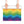 Rainbow Wave Foam Yoga Mat - Colorful Lightweight - Dipaliz - 24” x 72” - & Pilates Mats