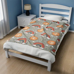 Sun Plush Blanket – Medium Heavy-weight Fabric - Dipaliz - Blankets