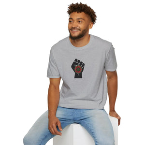 Raised Fist Sunflower Tee – Solidarity Protest - Dipaliz - T-shirts
