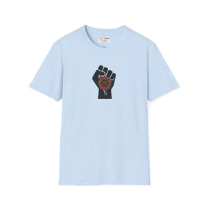 Raised Fist Sunflower Tee – Solidarity Protest - Dipaliz - T-shirts