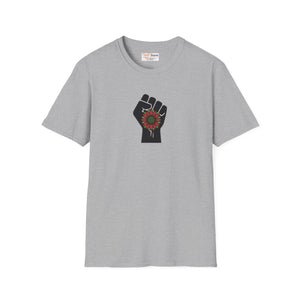 Raised Fist Sunflower Tee – Solidarity Protest - Dipaliz - T-shirts