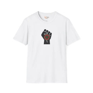 Raised Fist Sunflower Tee – Solidarity Protest - Dipaliz - T-shirts
