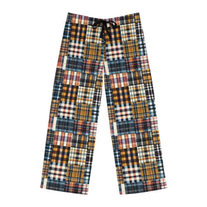 Pajamas - Vibrant Yellow Plaid Pajama Pants - Cozy Loungewear - Dipaliz