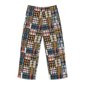 Pajamas - Vibrant Yellow Plaid Pajama Pants - Cozy Loungewear - Dipaliz