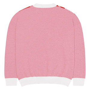 Red Buffalo Check Knitted Crew Sweater - Cozy Style - Dipaliz - Sweaters