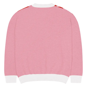 Red Buffalo Check Knitted Crew Sweater - Cozy Style - Dipaliz - Sweaters