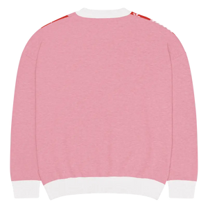 Red Buffalo Check Knitted Crew Sweater - Cozy Style - Dipaliz - Sweaters