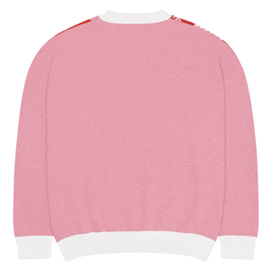 Red Buffalo Check Knitted Crew Sweater - Cozy Style - Dipaliz - Sweaters