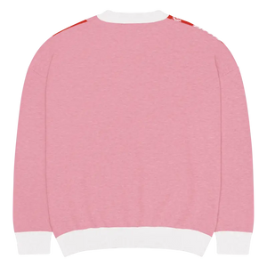 Red Buffalo Check Knitted Crew Sweater - Cozy Style - Dipaliz - Sweaters