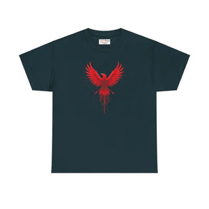 Red Eagle Unisex Heavy Cotton Tee Bold Football Fan Statement - Dipaliz - Midnight / s - T-shirts