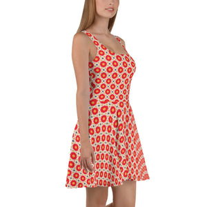 Sleeveless Skater Dress – Vibrant Flair - Dipaliz - Dresses - Xs