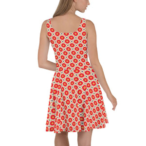 Sleeveless Skater Dress – Vibrant Flair - Dipaliz - Dresses - Xs