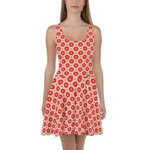 Sleeveless Skater Dress – Vibrant Flair - Dipaliz - Dresses - Xs