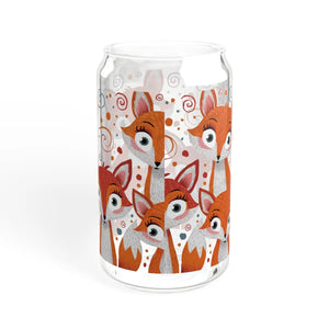 Red Fox 16oz Sipper Glass - Clear Tempered - Dipaliz - Tumblers