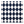 Eco Navy and White Checkered Print Bandana - Dipaliz - Bandanas & Headties