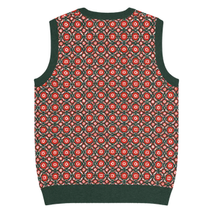 Pattern Knit Vest - Vintage Modern Style - Dipaliz - Vests