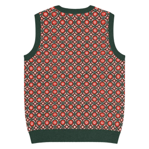 Pattern Knit Vest - Vintage Modern Style - Dipaliz - Vests