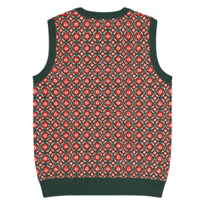 Pattern Knit Vest - Vintage Modern Style - Dipaliz - Vests