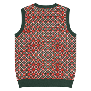 Pattern Knit Vest - Vintage Modern Style - Dipaliz - Vests