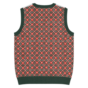 Pattern Knit Vest - Vintage Modern Style - Dipaliz - Vests