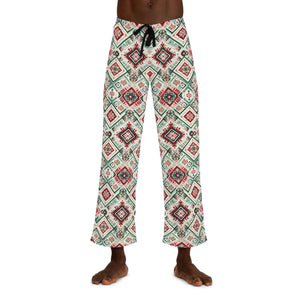 Aztec Geometric Patchwork Men’s Pajama Pants (aop) - Pajamas
