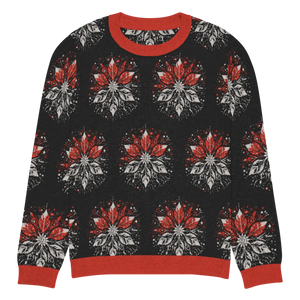 Grey Snowflake Crew Neck - Embrace Cozy Comfort - Dipaliz - Sweaters - s