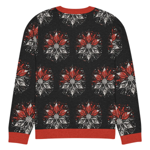 Grey Snowflake Crew Neck - Embrace Cozy Comfort - Dipaliz - Sweaters - s
